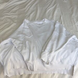 Aerie Soft Cream Knit Top